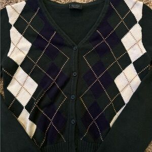 Brandy Melville Argyle Cardigan